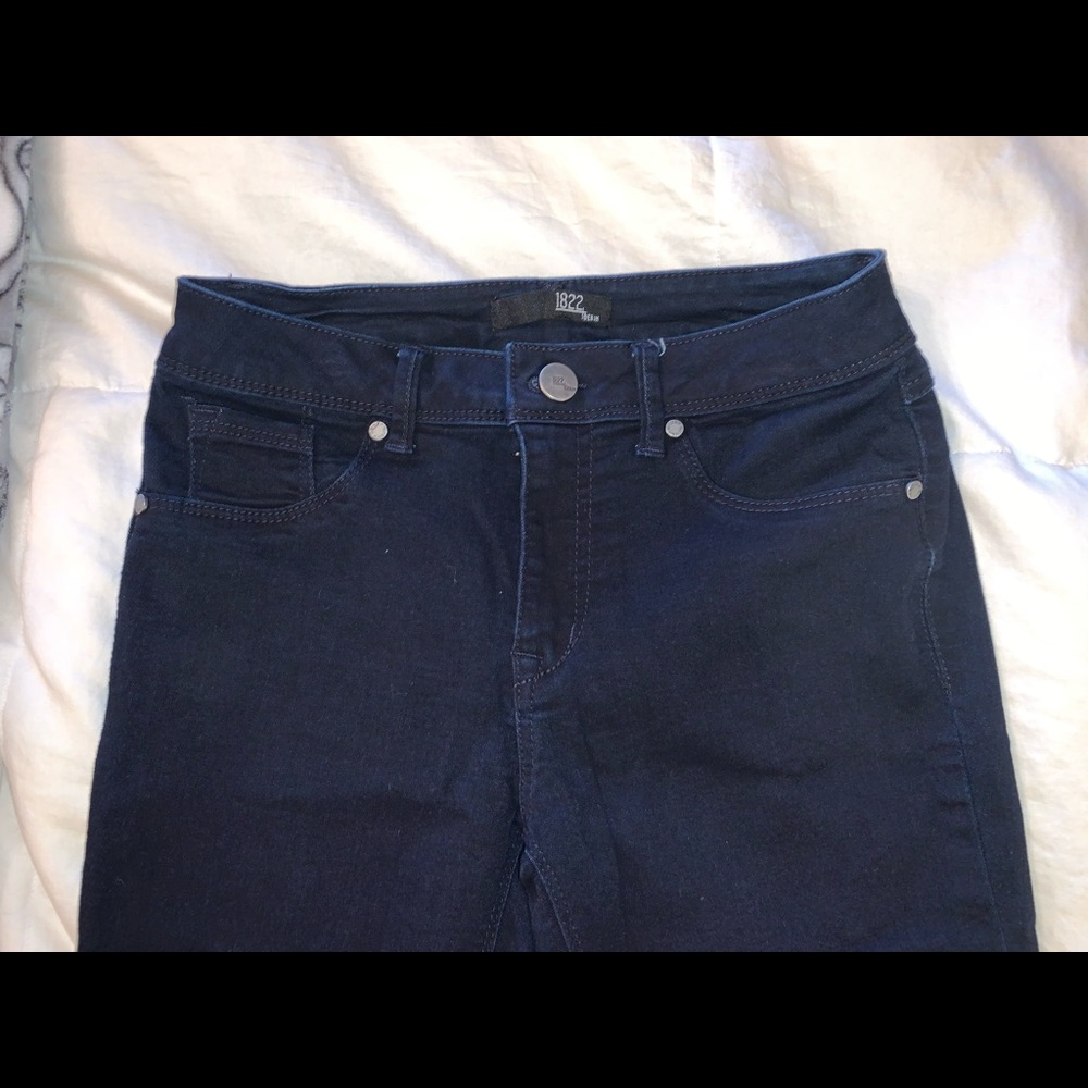Denim Straight Leg Jeans